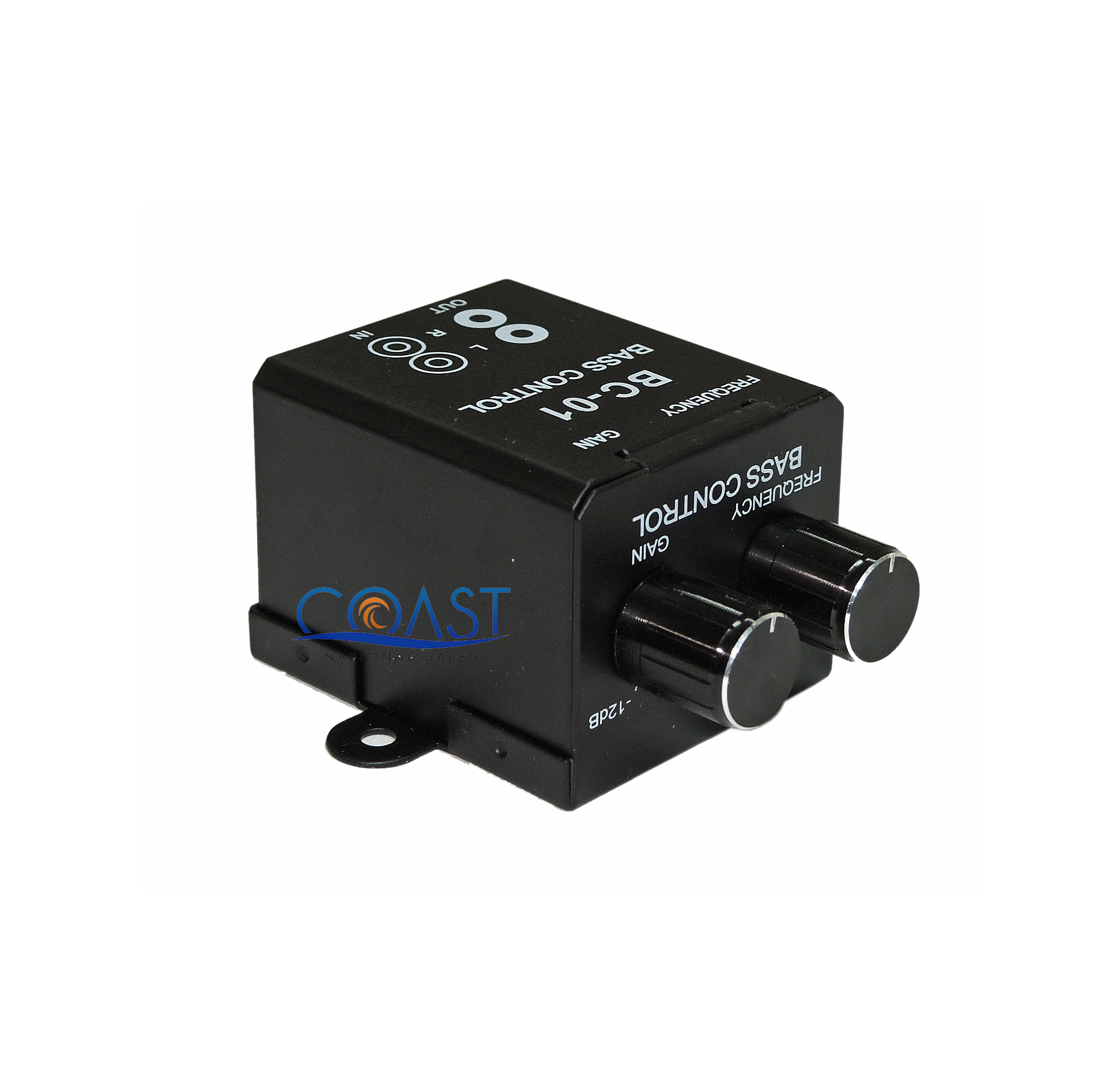 Universal Dual Bass Knob Control BC01 Compact EQ Signal Pre Amp RCA