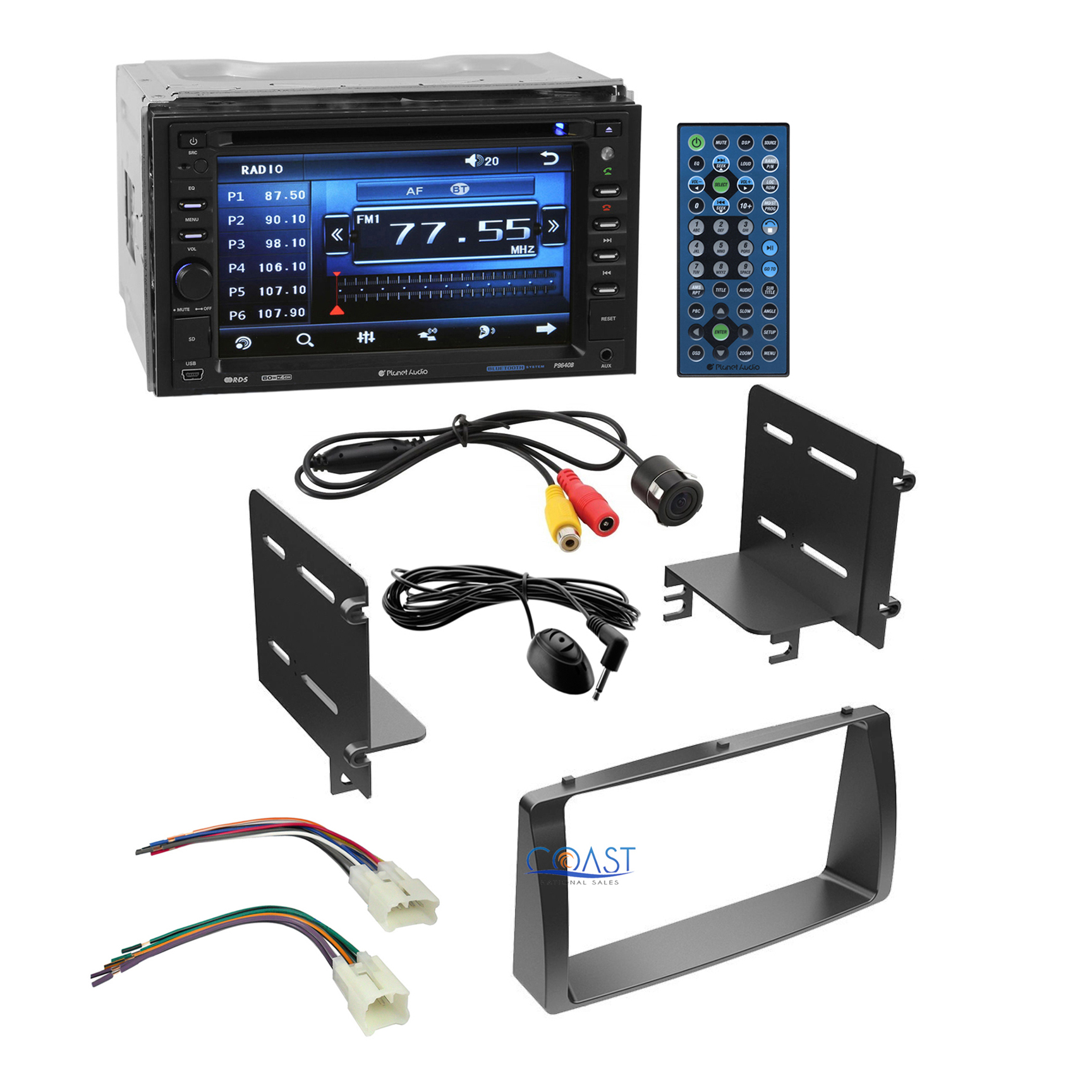 Audio Car Stereo Double Din Dash Kit Harness for 0308 Toyota Corolla eBay