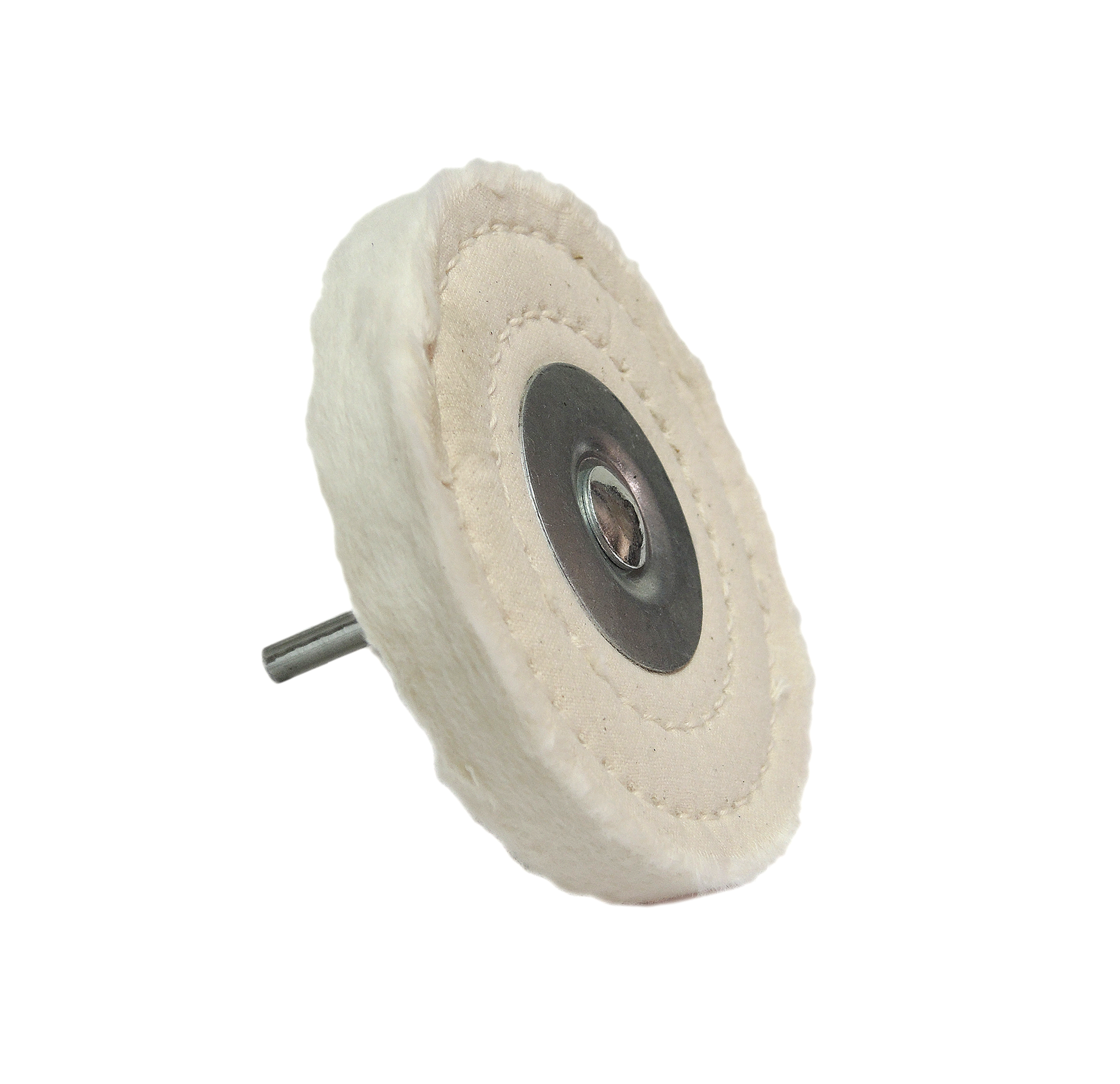 4" Metal and Plastic SMC Buffer Polishing Wheel Mop with 1/4" Steel