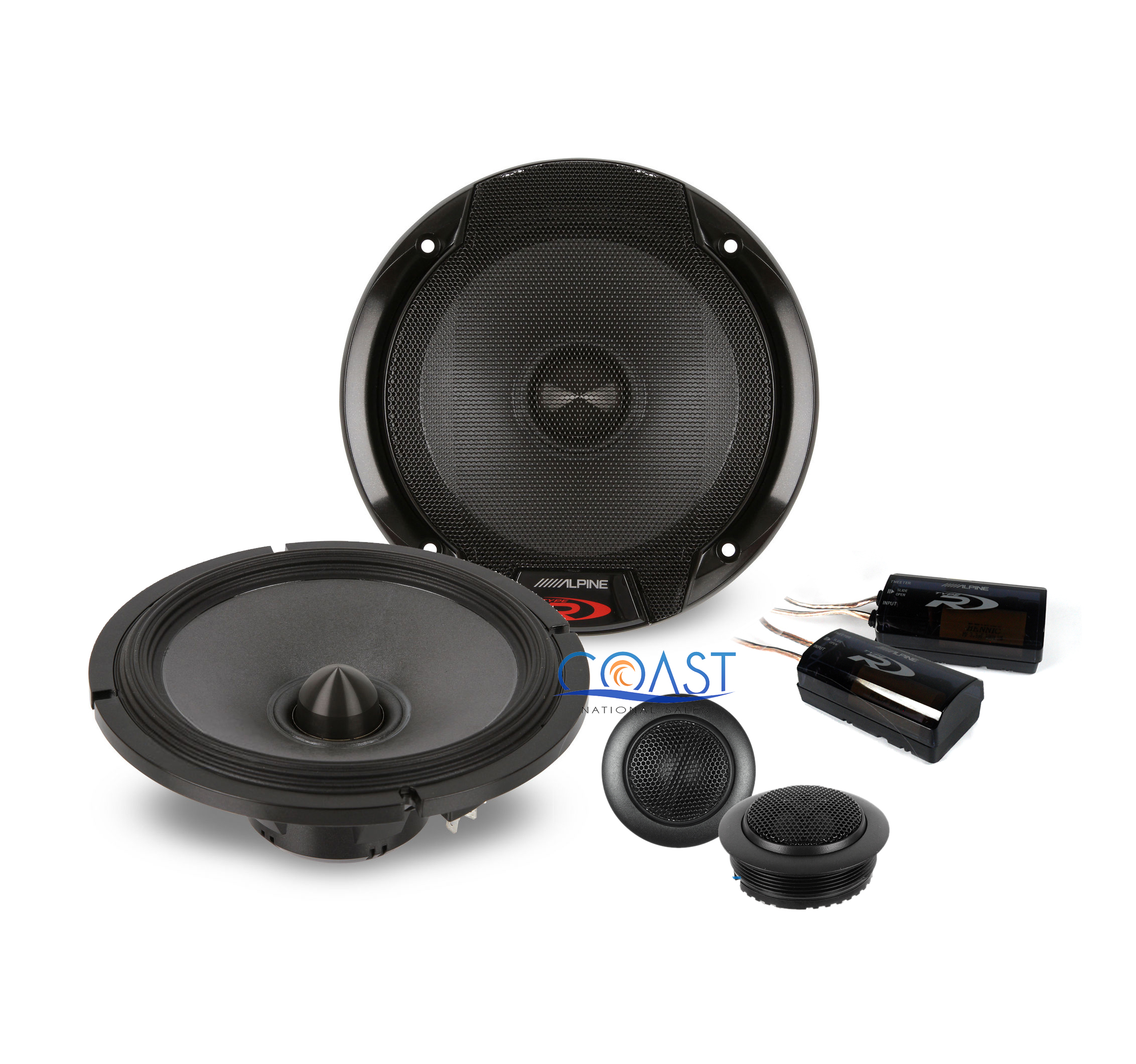 Alpine SPR60C 61/2" 660W Max 2Way Component Car Speakers SPR60C eBay
