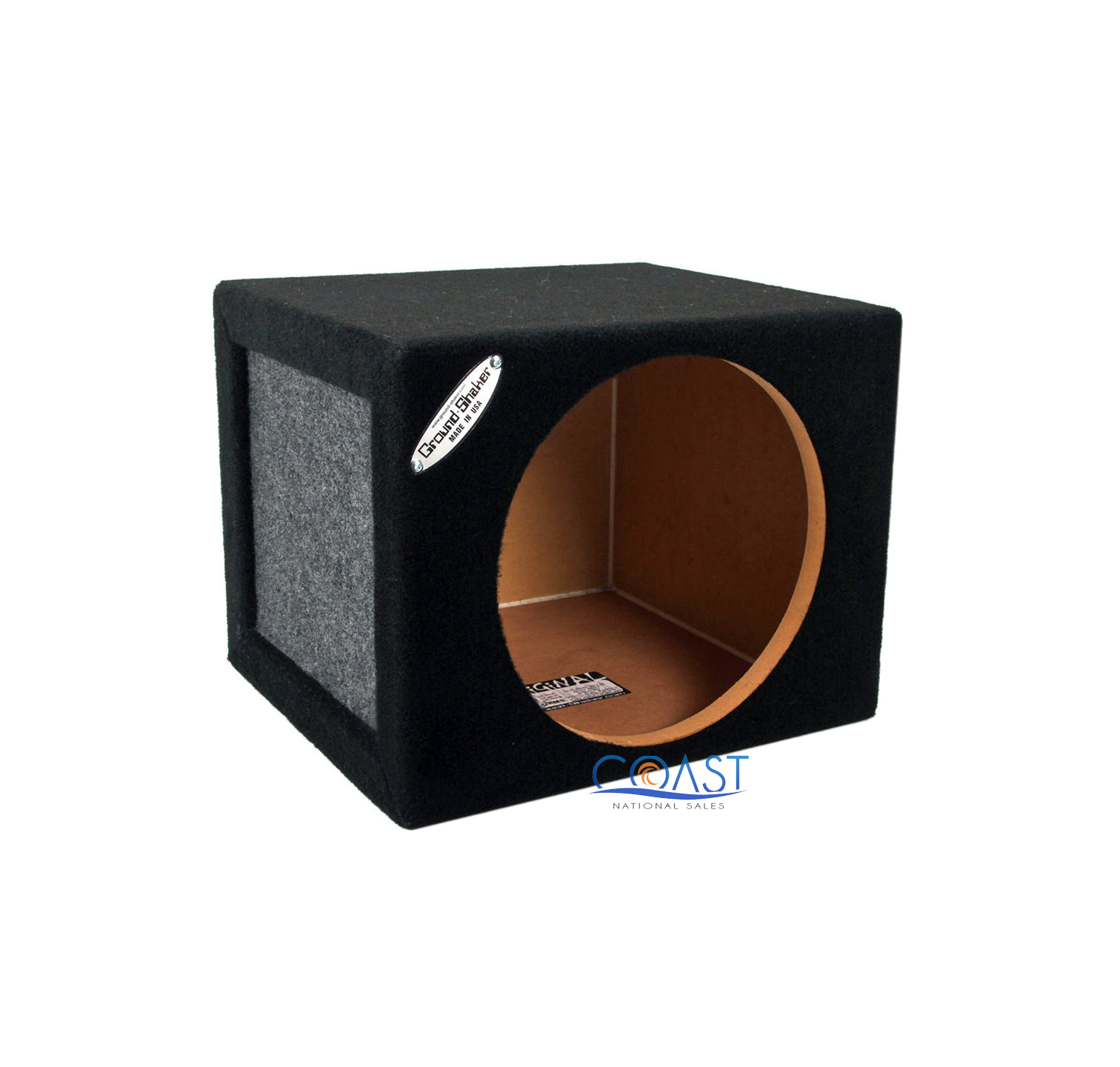 Ground Shaker SQ115 15" Pro Single Sealed Square Subwoofer Box SQ 1 15B