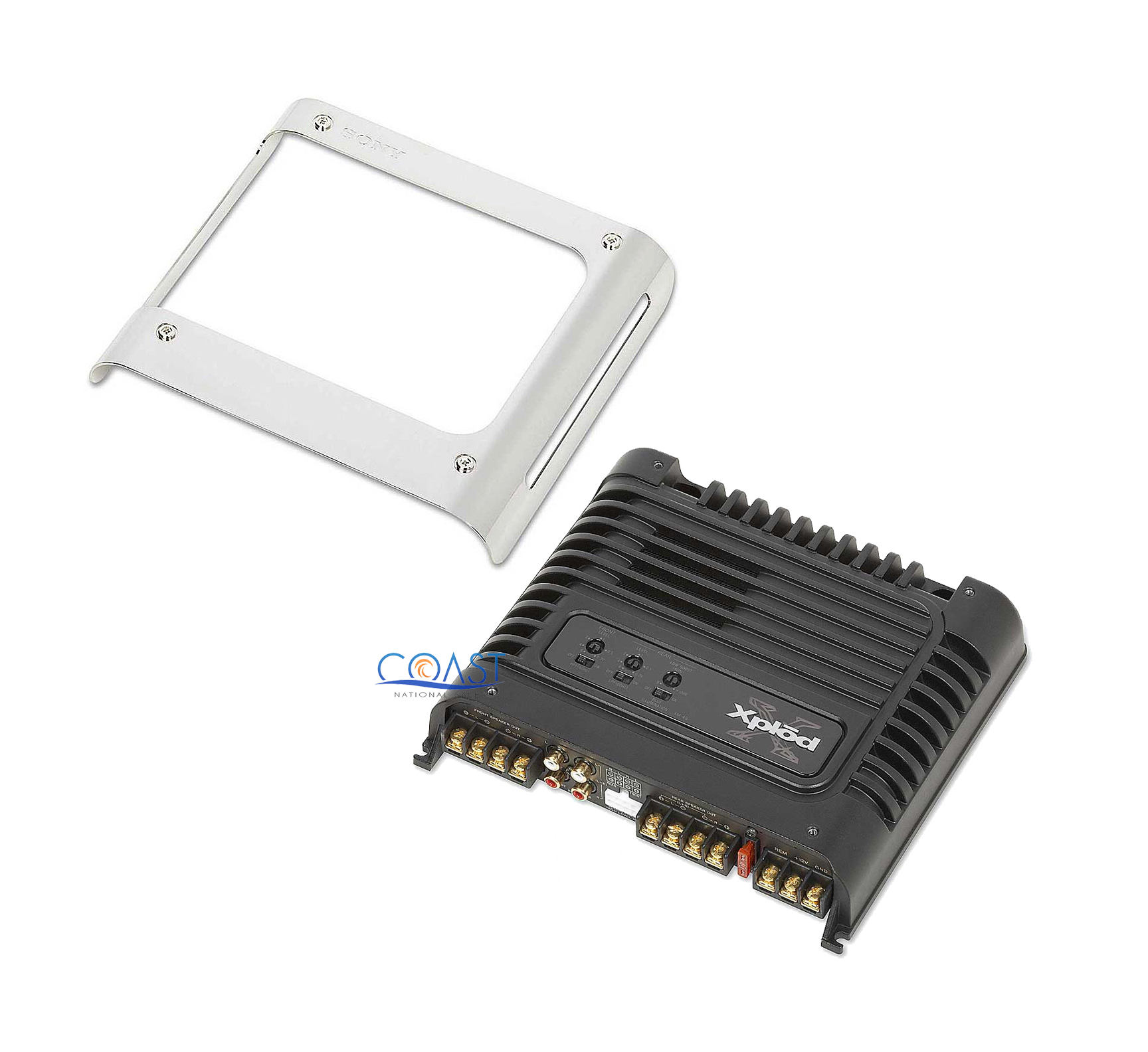 SONY XM4S XPLOD 4CHANNEL 200W RMS SLIM SERIES CAR AMPLIFIER BRAND NEW