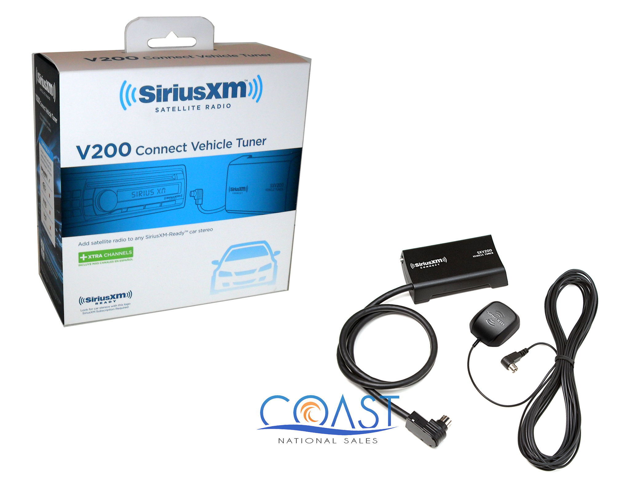 SIRIUS XM SXV200 ADDON SATELLITE RADIO TO ANY SIRIUSXMREADY CAR