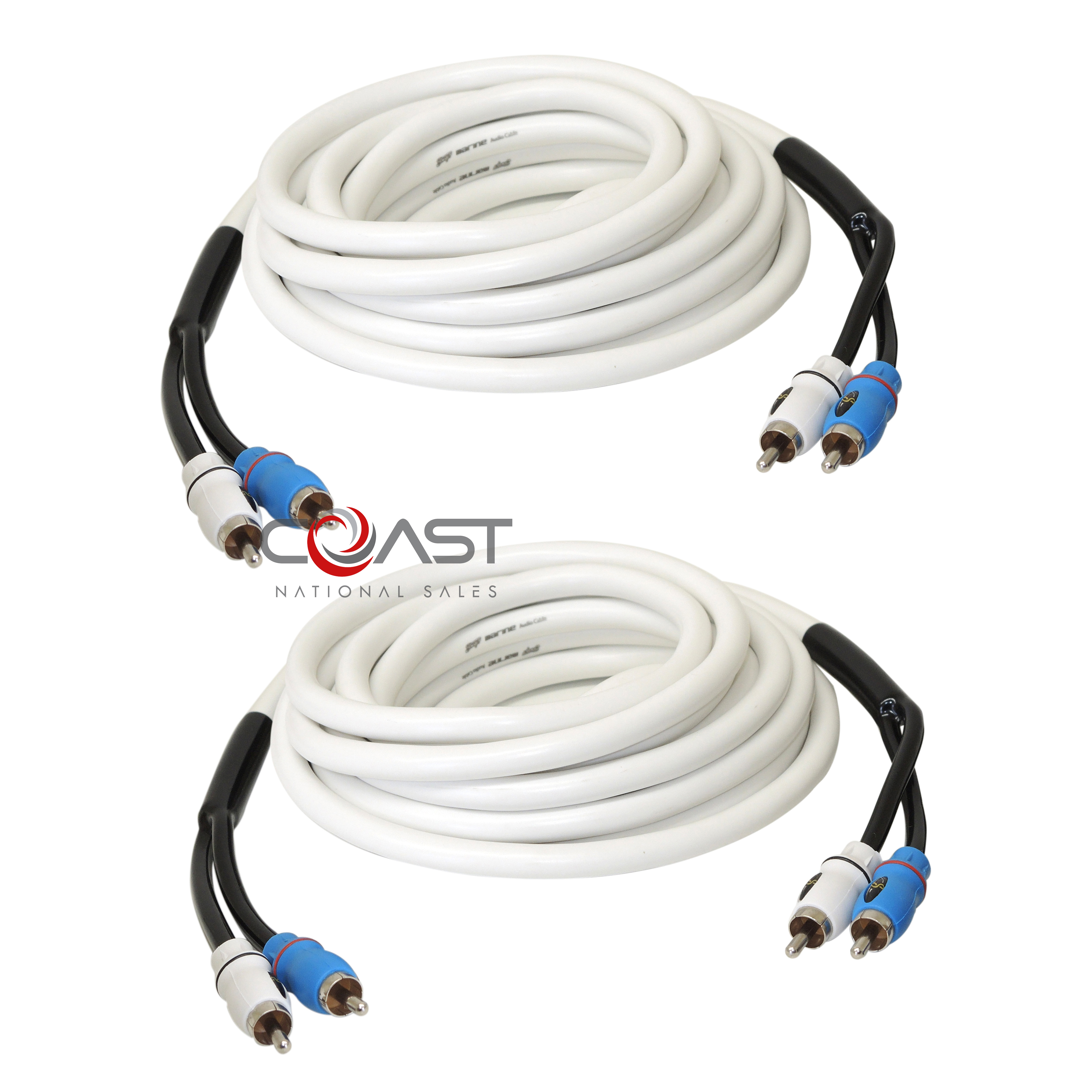 2X Stinger Marine Offroad Audio 6.5 ft Flexible Interconnect RCA Cable