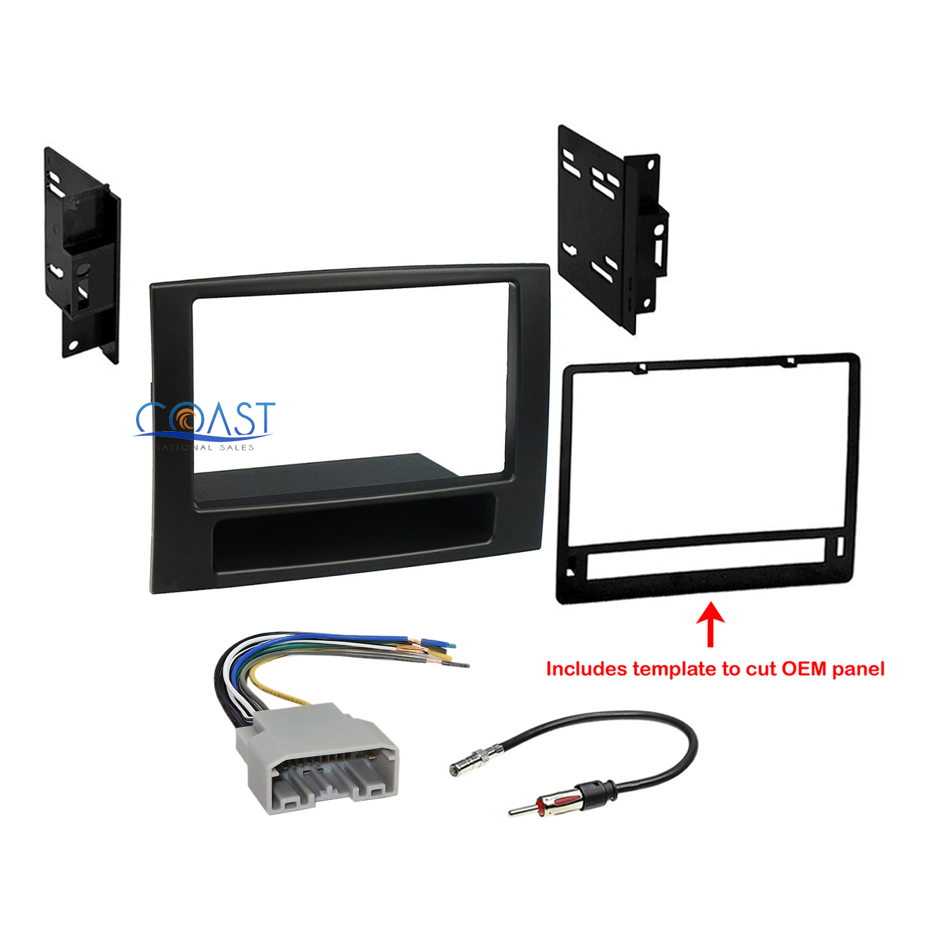 AI Double Din Mounting kit 2006-2008 Ram Pick up
