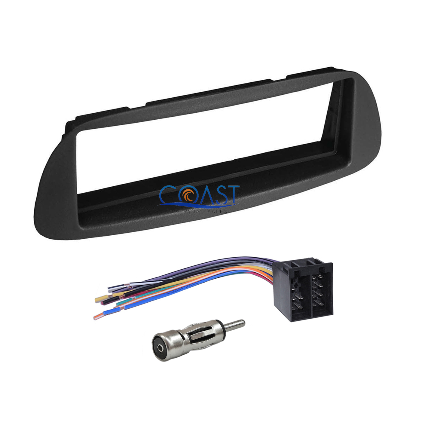 Car Radio Stereo Single Din Dash Kit Harness Antenna for Dodge Sprinter