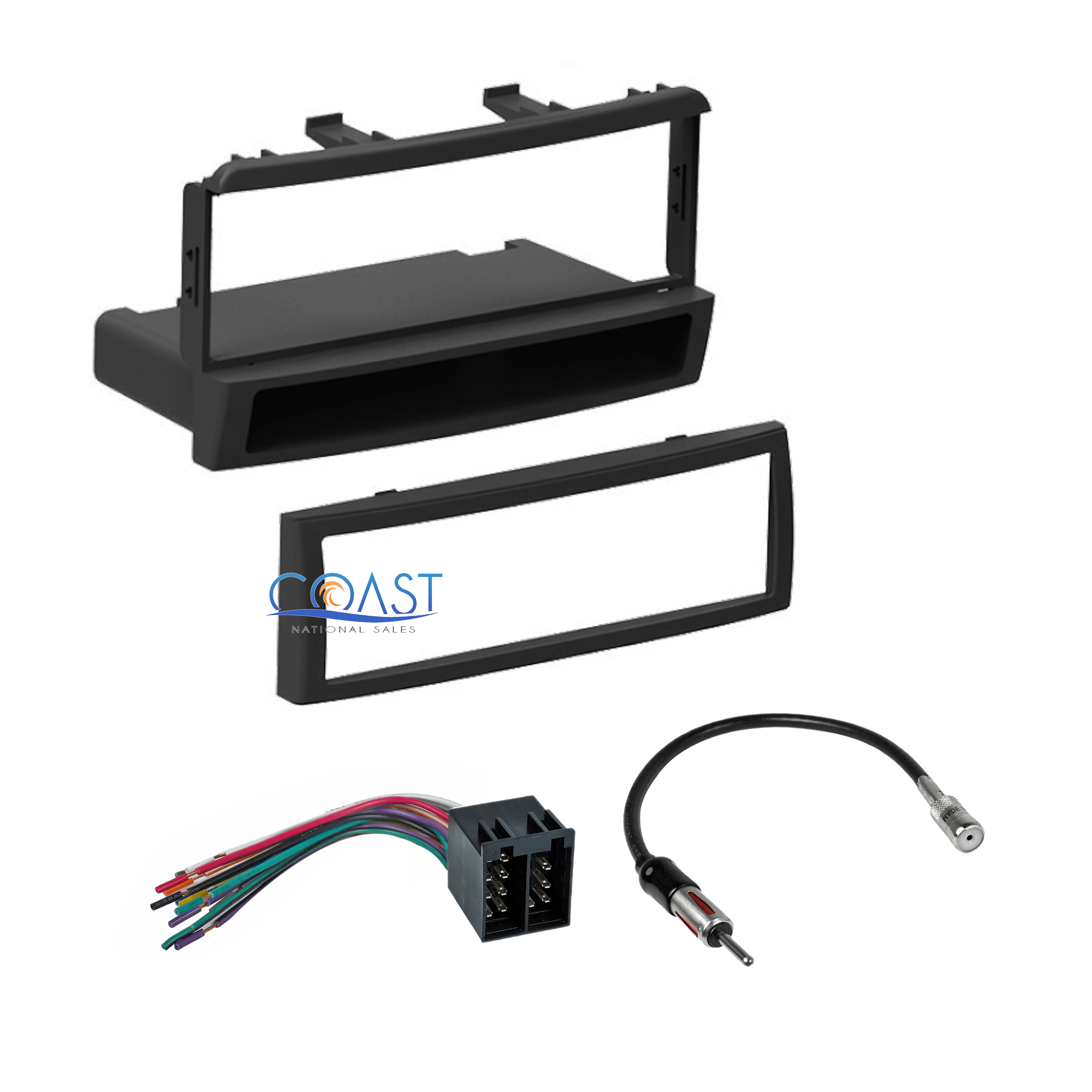 Car Radio Stereo Dash Kit Harness Antenna for 2002-2004 Ford Focus w