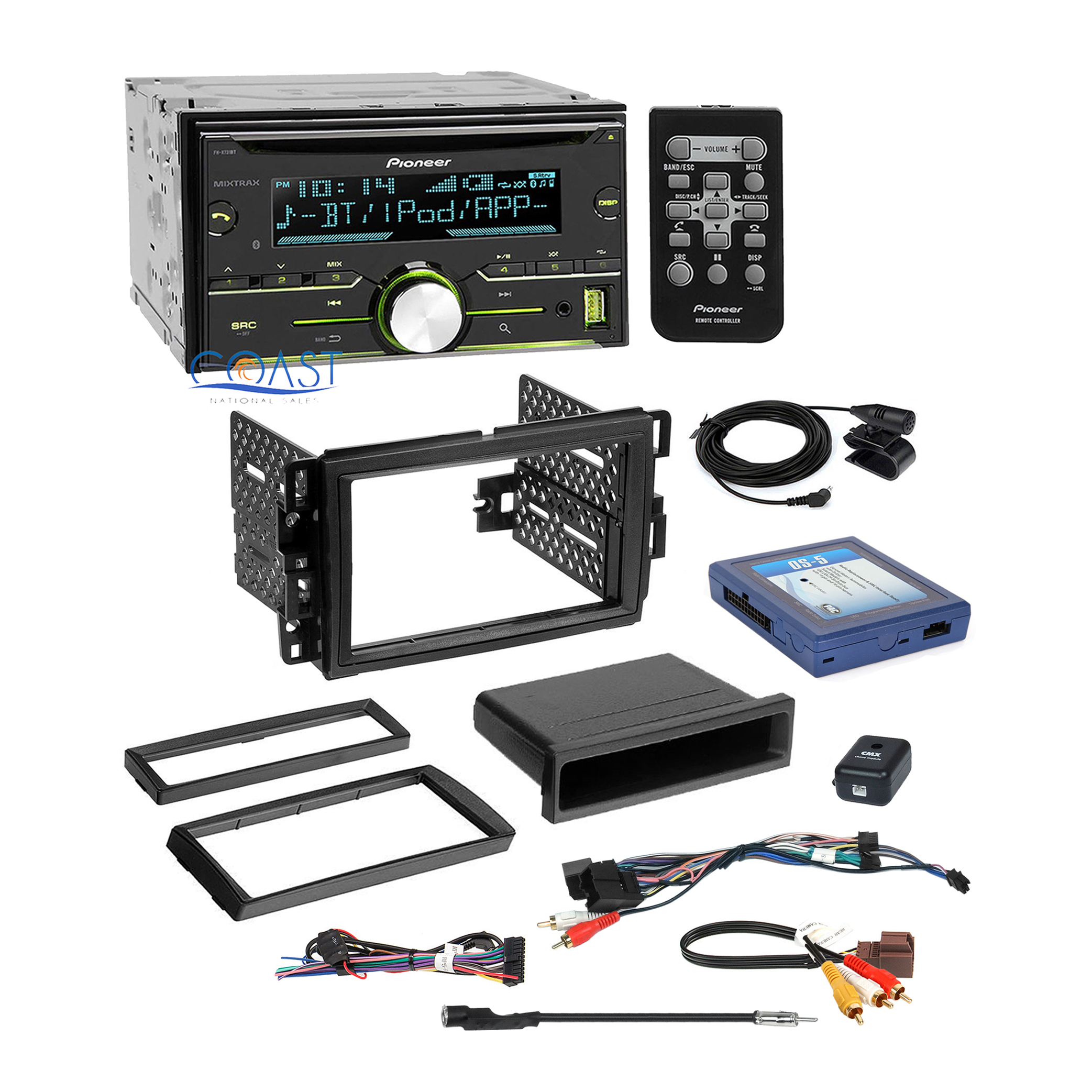 Pioneer Audio Car Stereo Dash Kit Bose Harness for 2000 GM Chevrolet