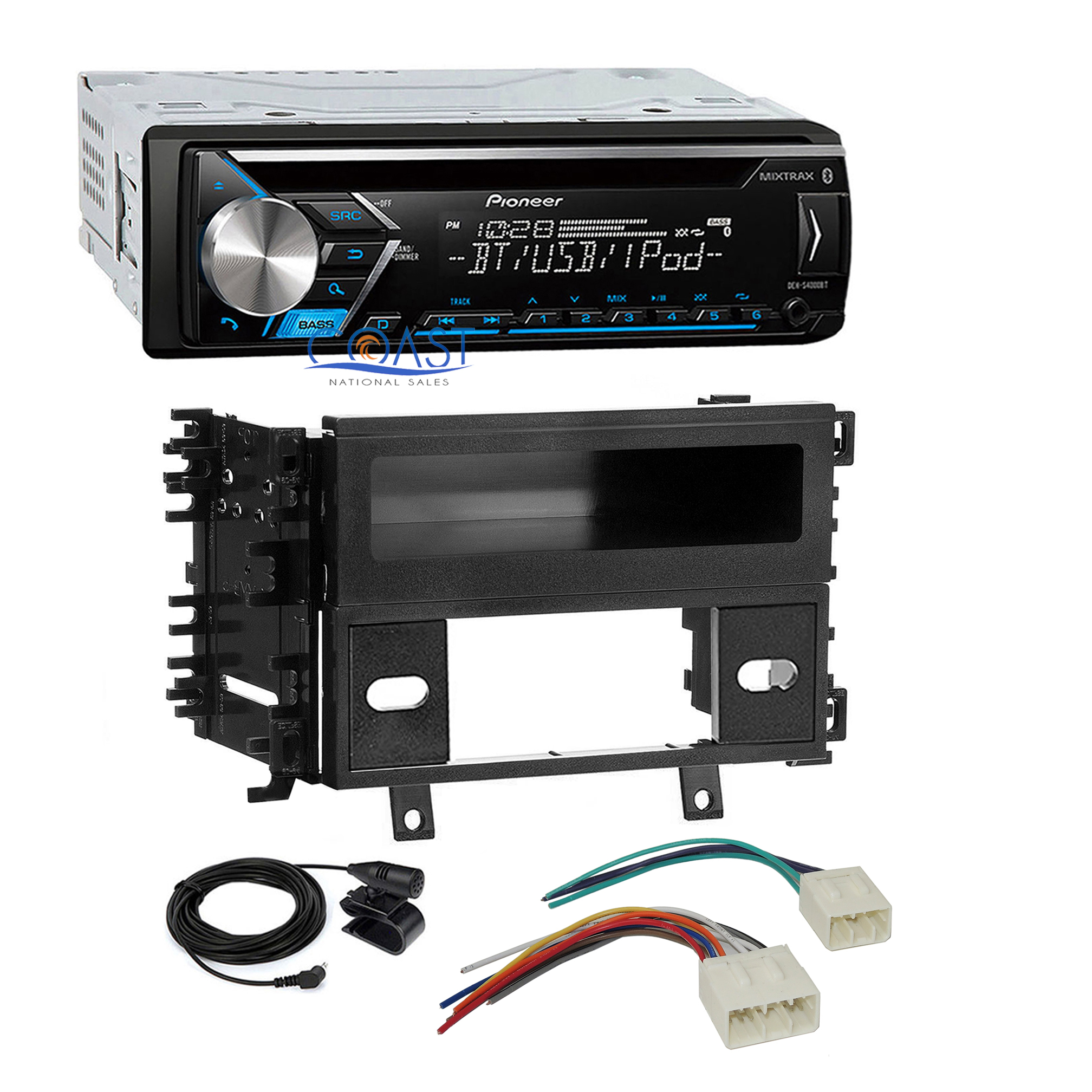 Details about Pioneer CD Bluetooth Stereo Din Dash Kit Harness for 1986+  Mazda Miata MPV MX6