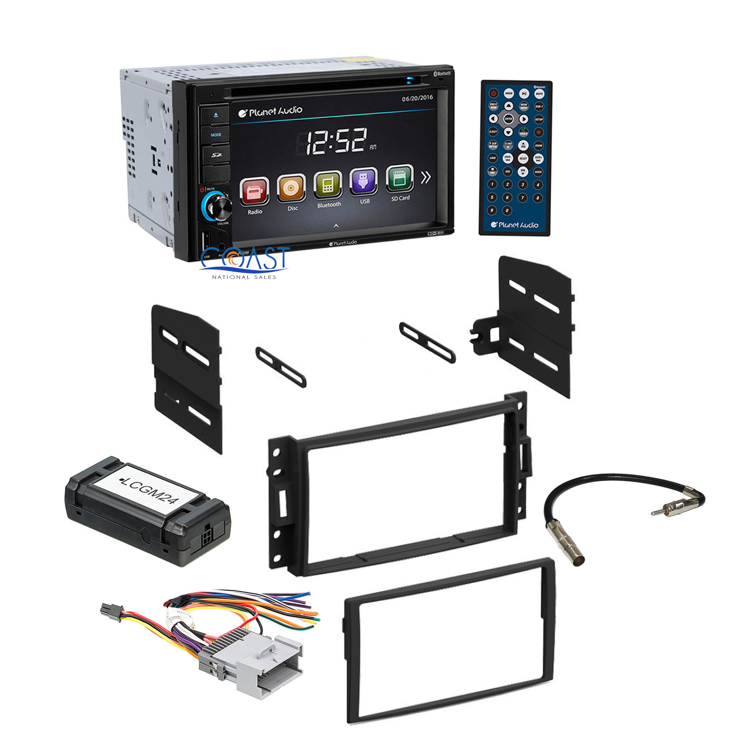 Planet Audio Car Stereo Dash Kit Interface Harness for Chevrolet