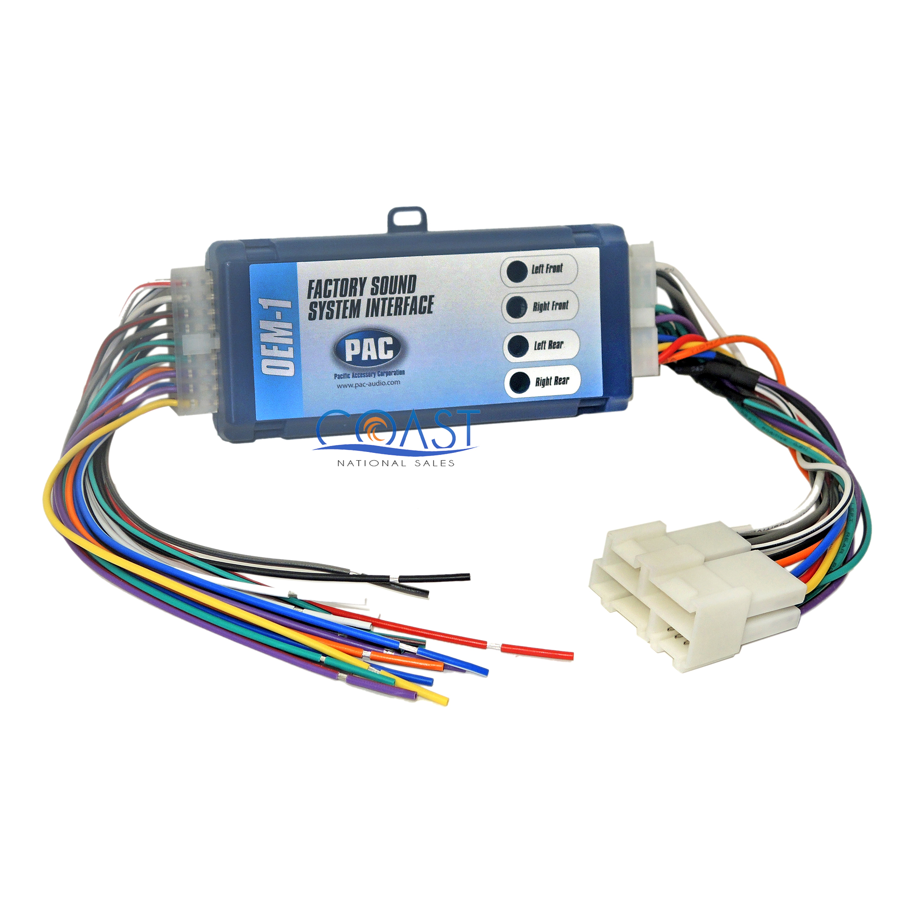 Car Radio Replacement Amplified Interface Harness for GM Factory