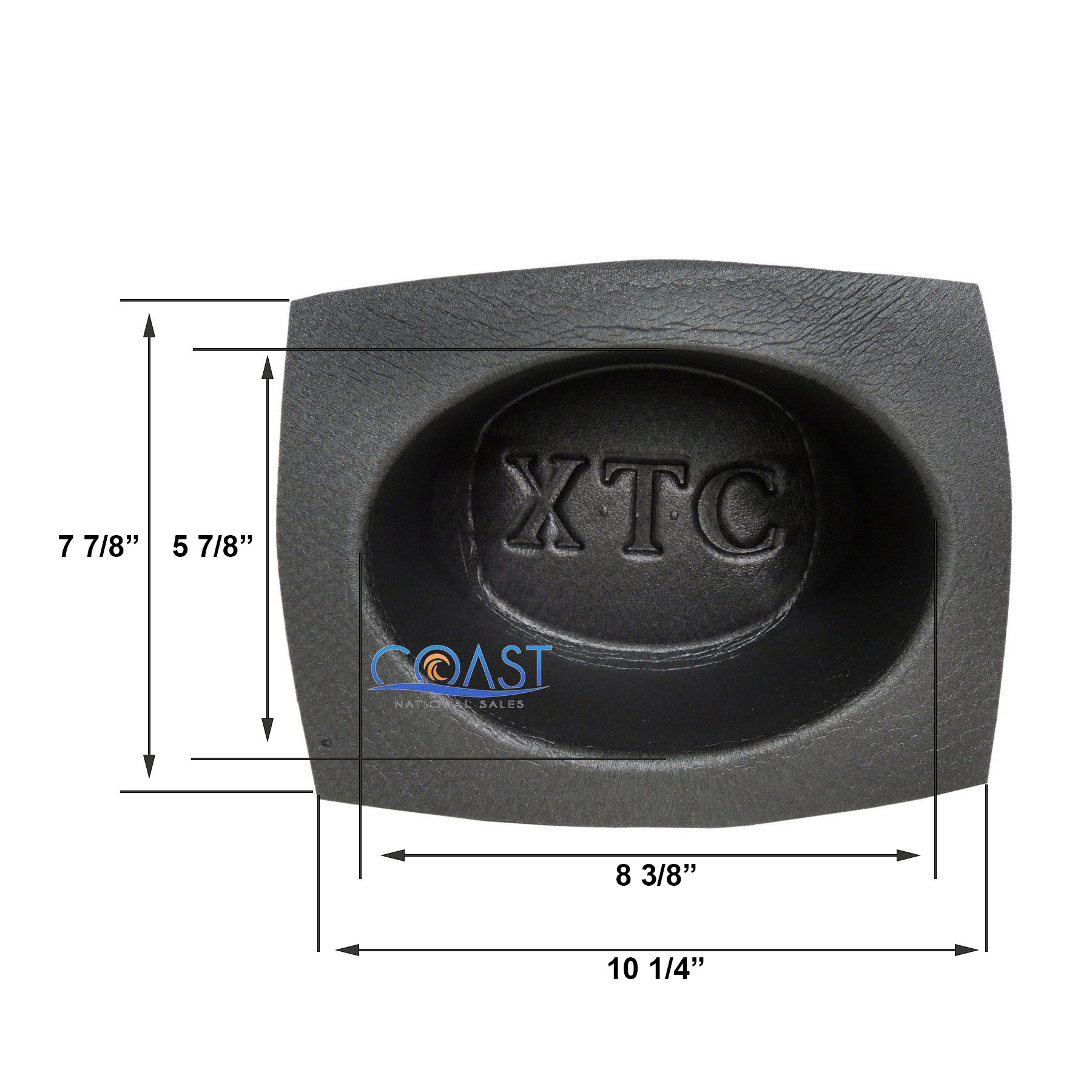 Universal 6"x 9" Black Foam Acoustic Car Audio Stereo Speaker Baffles VXT69 